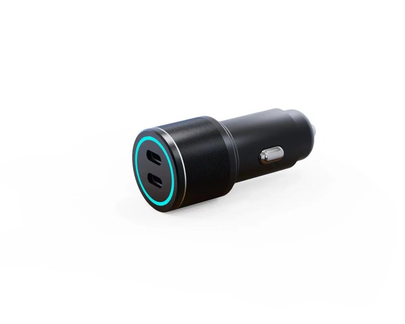 Y&D 60W USB C Car Charger, Quick Charge 3.0 Dual PD Car Adapter, 5V/2A 9V/2A Fast Charging Phone Charger for iPhone & Android, Compatible with Car Cigarette Lighter Socket, Automobile Chargers - Image 2